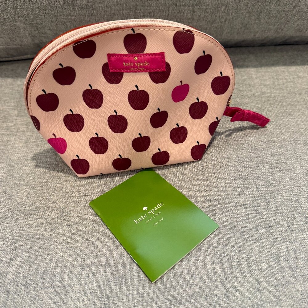 Kate Spade Apple Cosmetic Bag